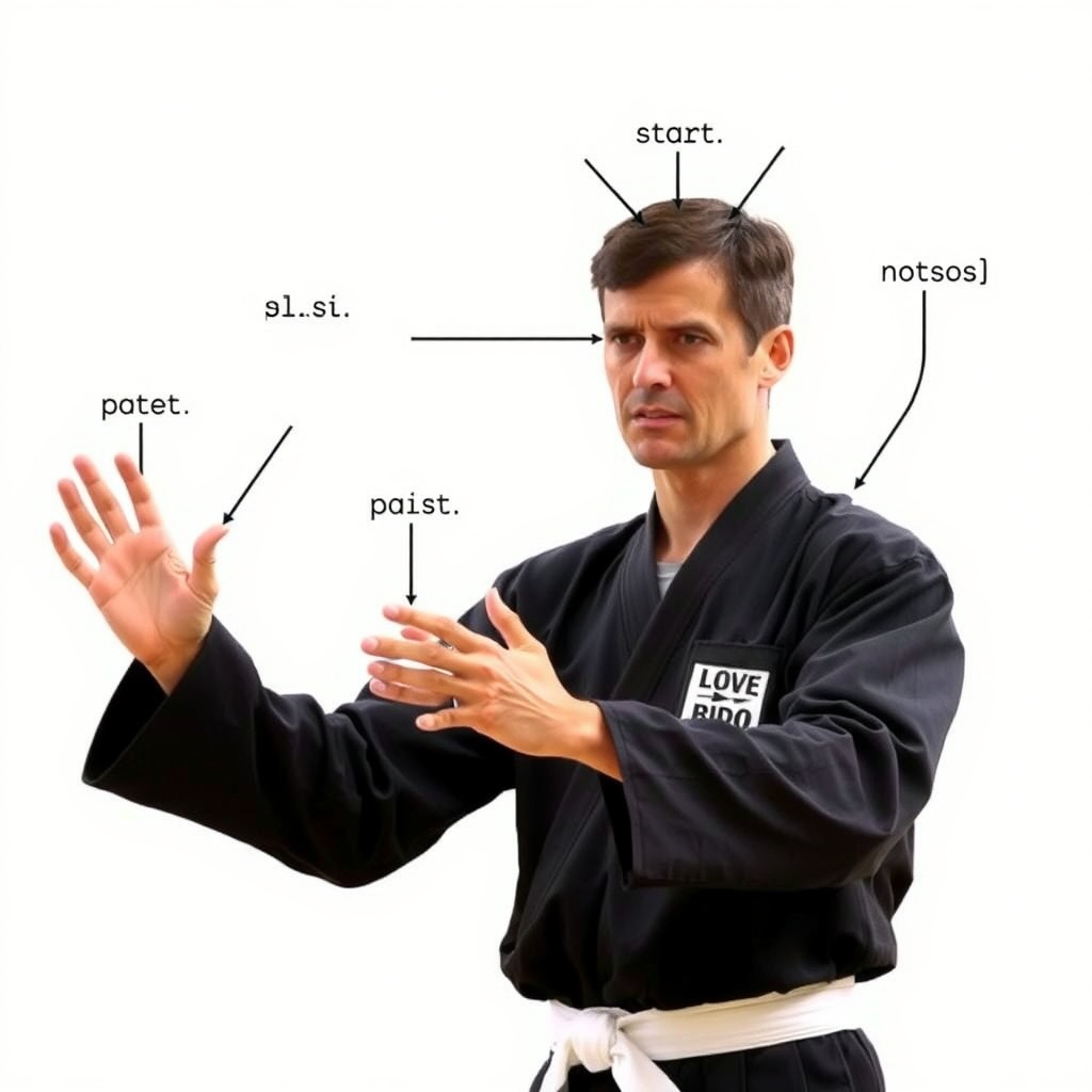 유도 심판 신호 시연